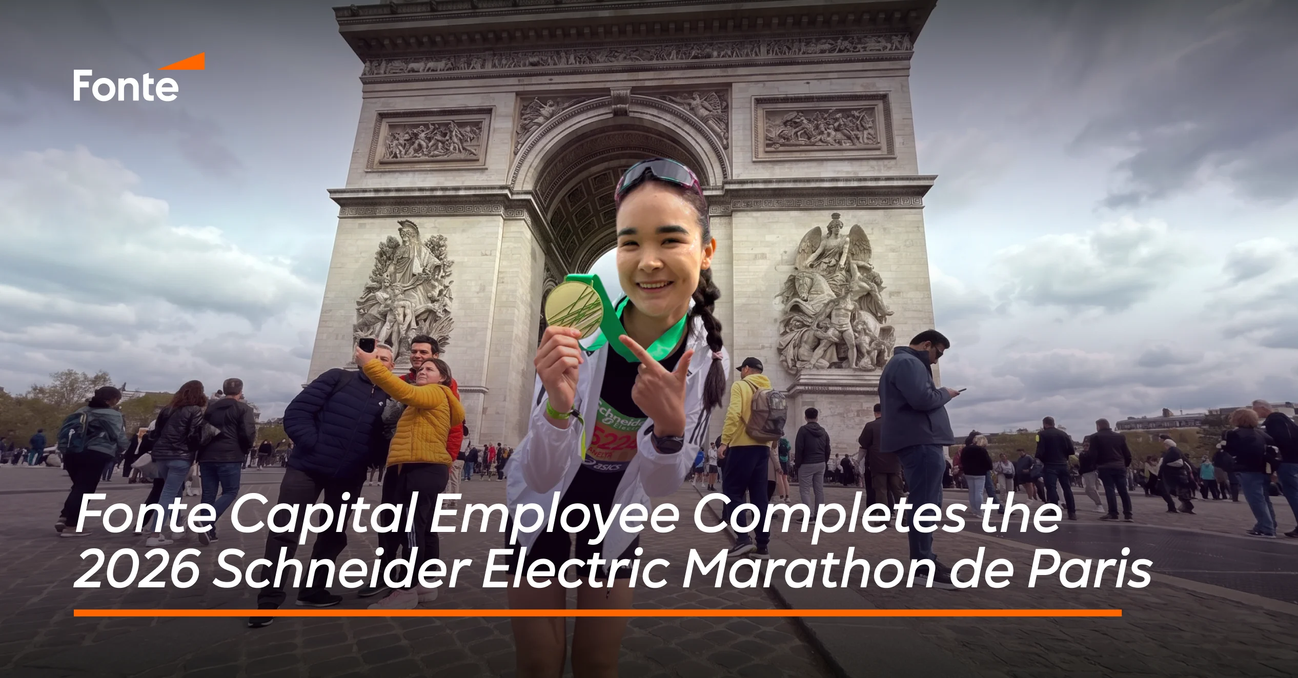 Fonte Capital employee completes the Schneider Electric Marathon de Paris 2026