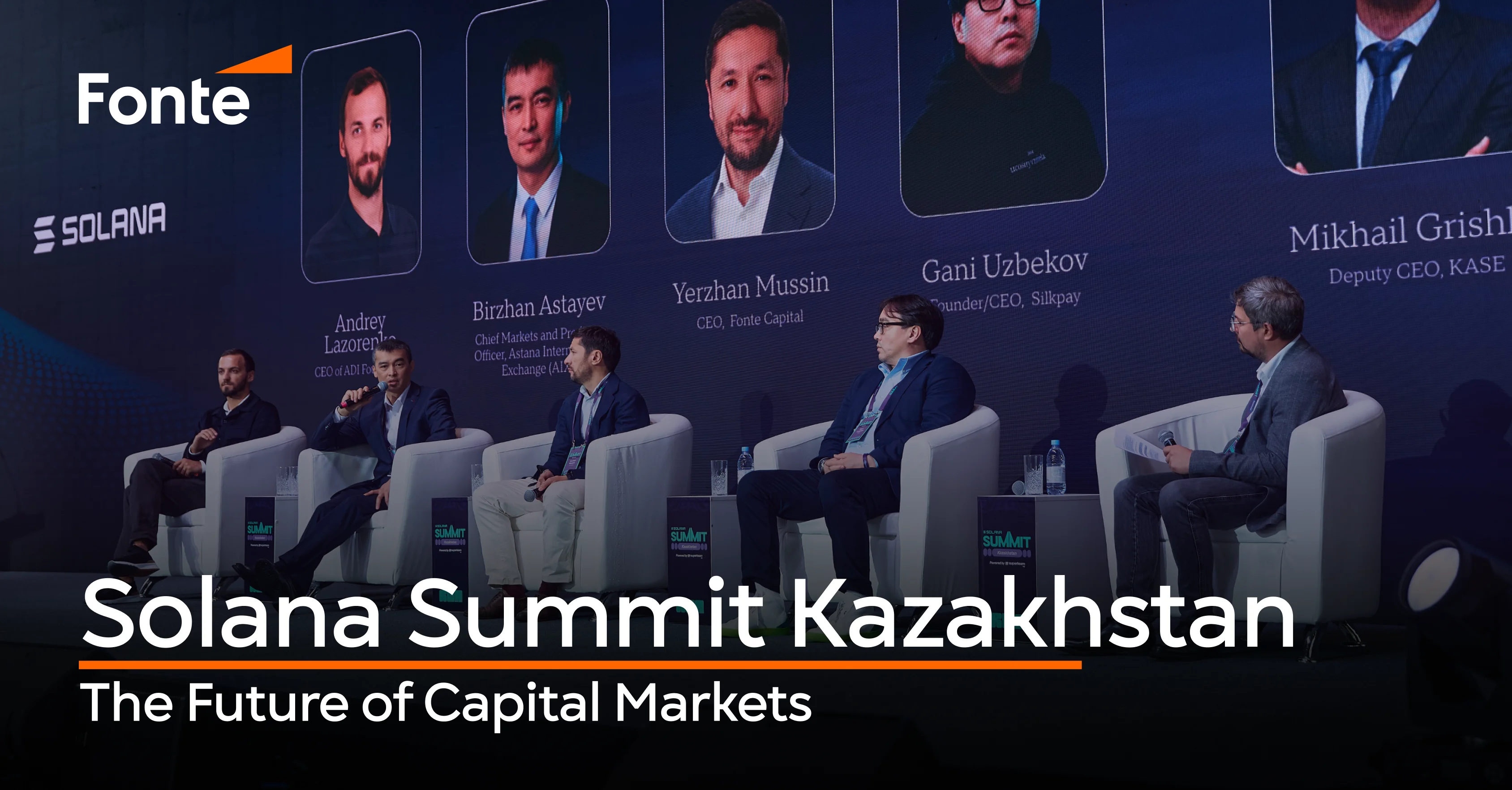 Fonte Capital at Solana Summit Kazakhstan 2026