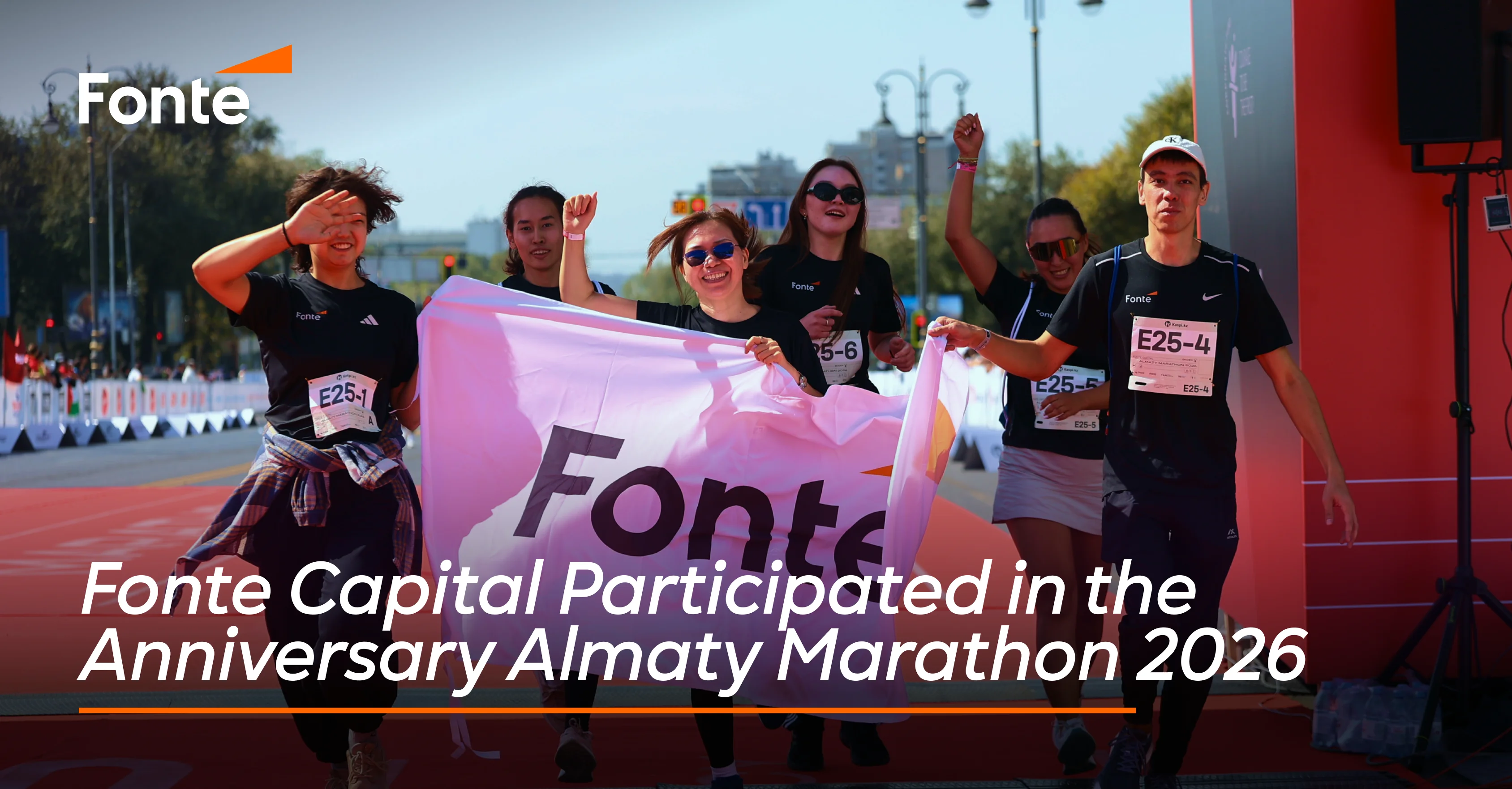 Fonte Capital Participated in the Anniversary Almaty Marathon 2026