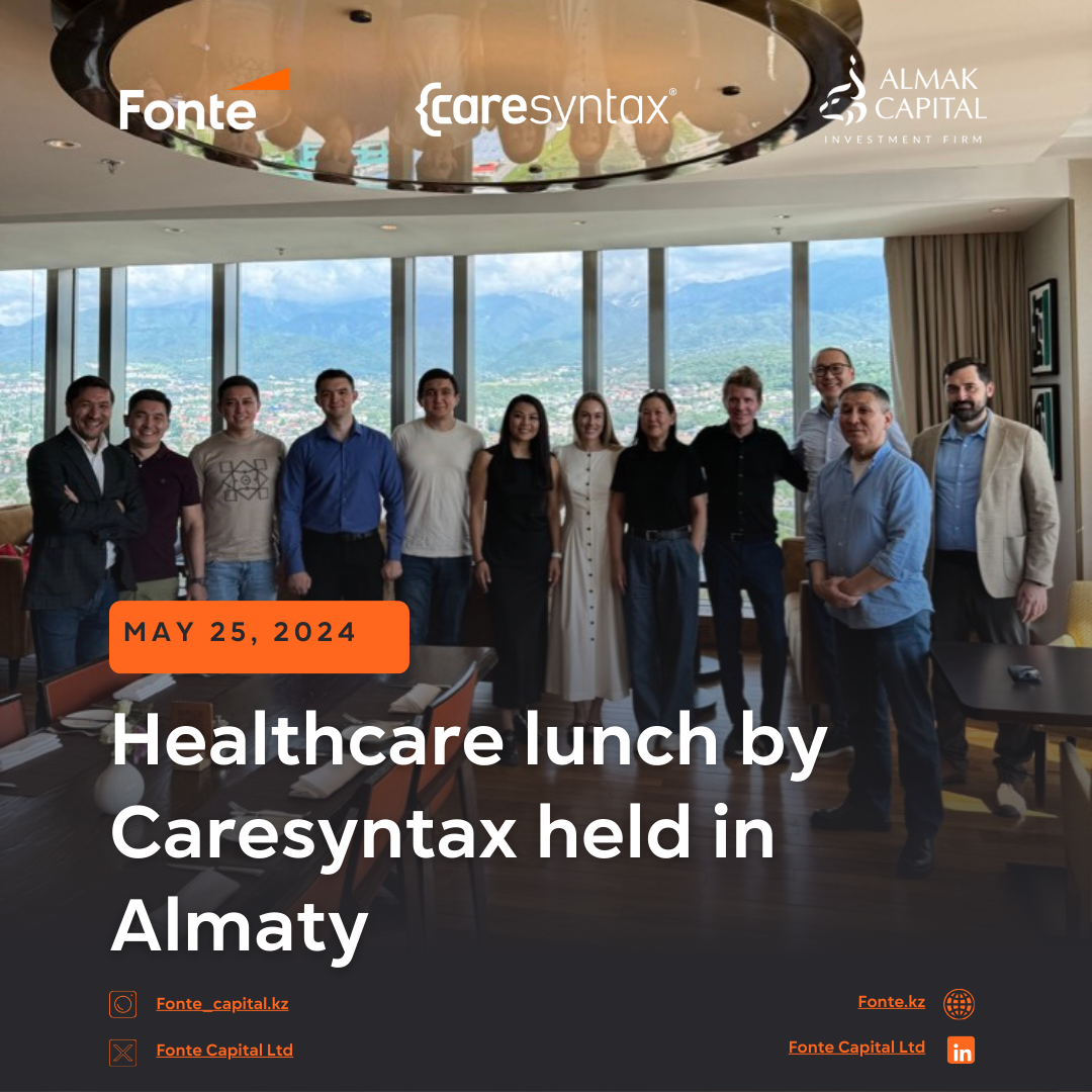Healthcare lunch by Caresyntax held in Almaty