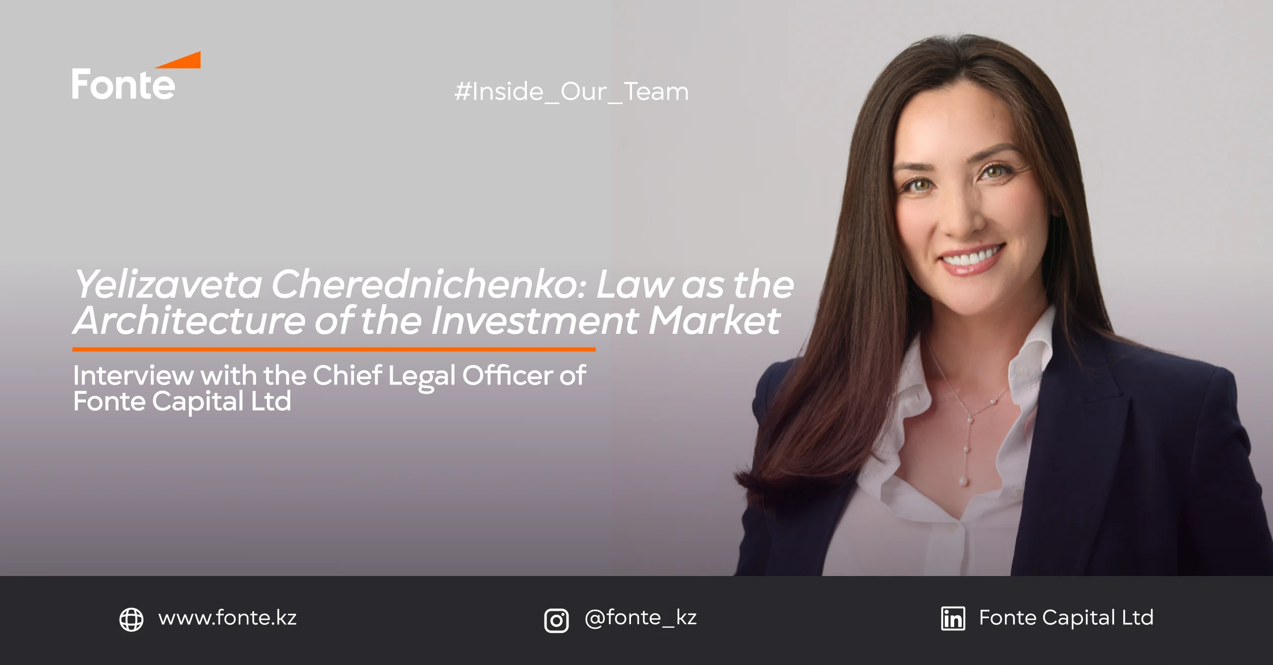 Yelizaveta Cherednichenko: Law as the Architecture of the Investment Market