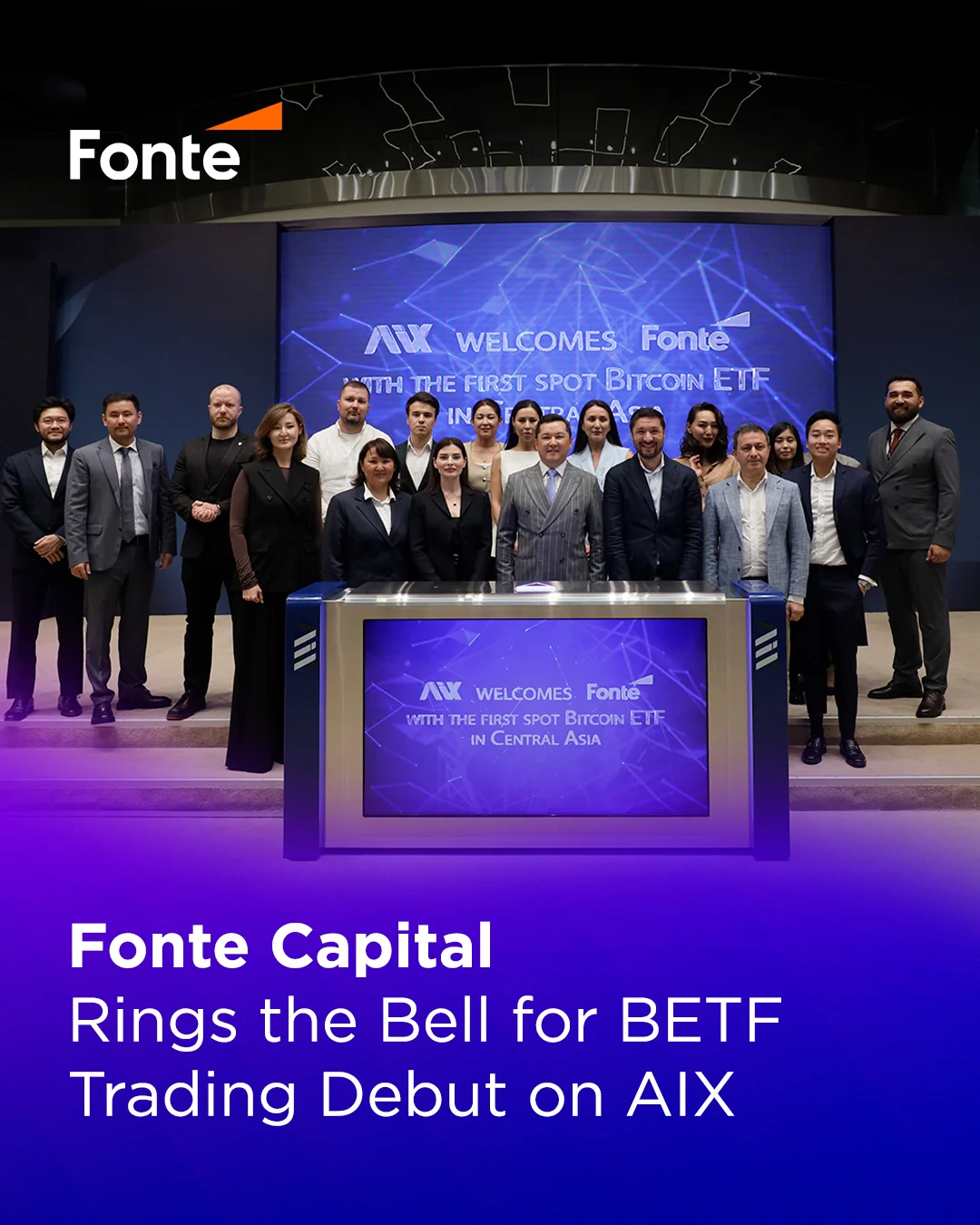 Fonte Capital launches Central Asia’s first spot Bitcoin ETF