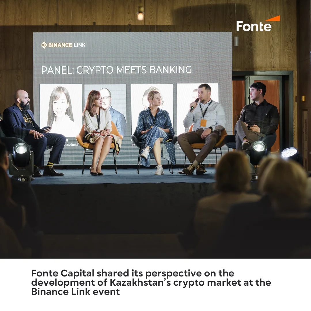 Fonte Capital shared its perspective on the development of Kazakhstan’s crypto market at the Binance Link event